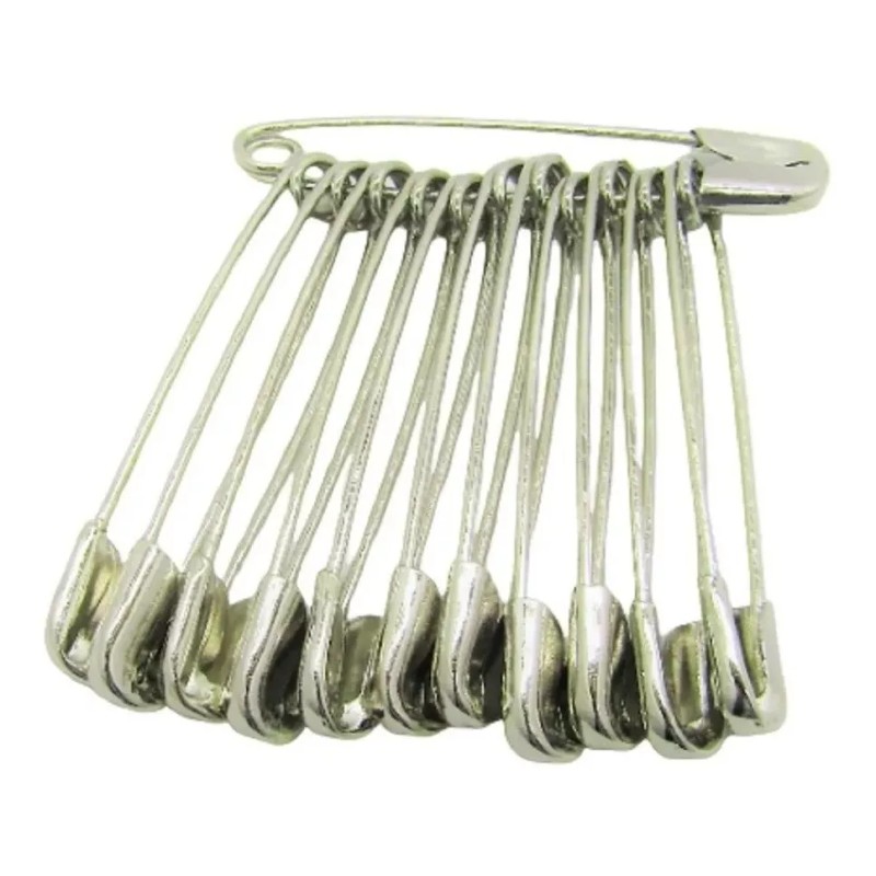 Komerco 180 Seguros Para Ropa Broche Seguridad Bisutería 3 Tamaños