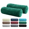 BaSaTex Pack of 2 Bolster Cushion Covers 15 x 40