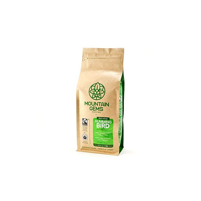 Mountain Gems Coffee - Hummingbird (Medium Roast), 454 g