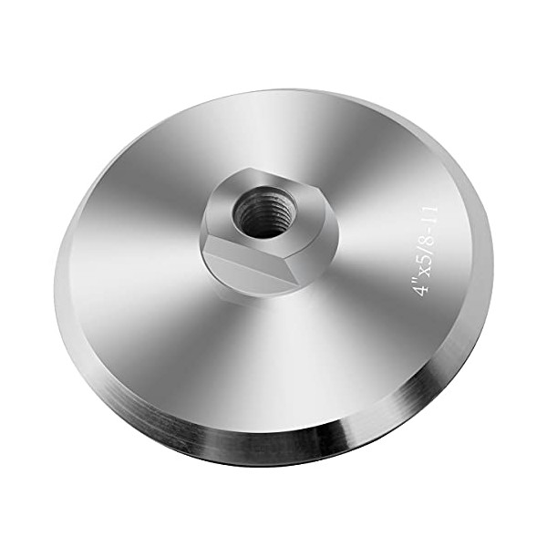 4 Inch Aluminum Backer Pad - Hook Loop Backing Pad