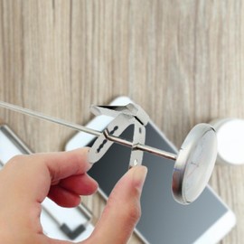 Temperature Probe Clip - Meat Temperature Gauge Clips - Kitchen Portable Temperature Sensor Clips, Reusable Temp Probe Clips for Cooking