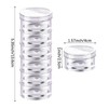 6 Pack 7 Day Stackable Pill Organizers Round Pill Organizer