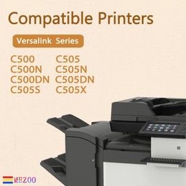 MEZOO VersaLink C500 C505 Toner Cartridge High Page Yield Compatible with 106R03869 106R03866 106R03867 106R03868 Toner for Versalink C500 C500DN C500N C505 C505DN C505N C505S C505X Printer (4 Pack)