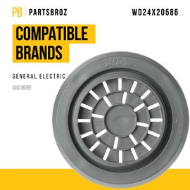 PartsBroz WD24X20586 Door Vent Cover - Compatible With General Electric Dishwasher - Replaces AP5805153 3280599 PS8769905 Ultra Durable Replacement Repair Parts