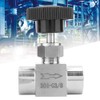 Fafeicy 3/8" Stainless Steel Flow Control Valve Throttle Valve Check