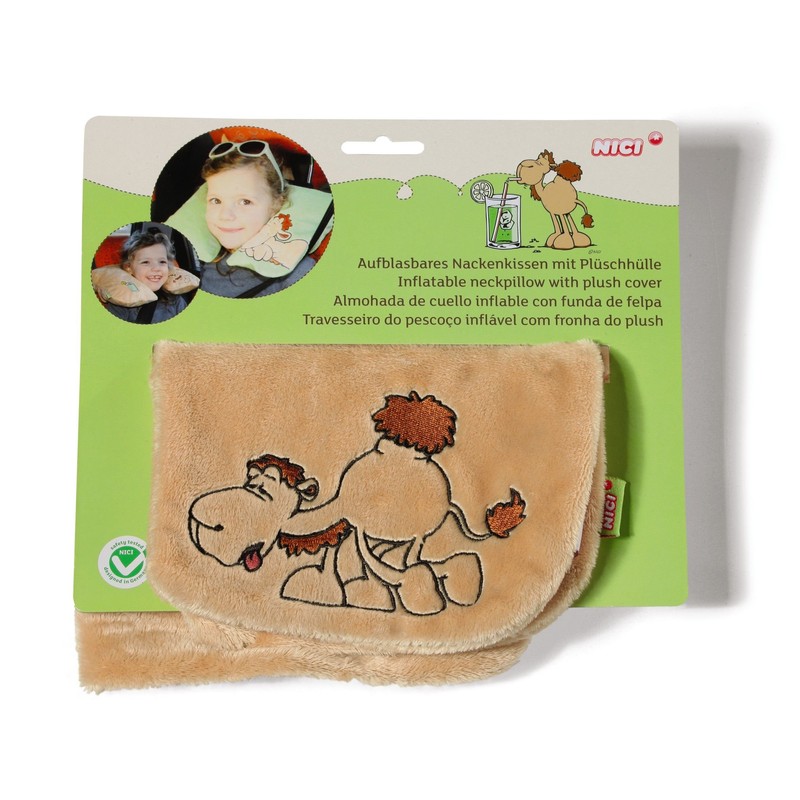 Nici 52055-700 - Reise Nackenkissen Motiv - Kamel, beige