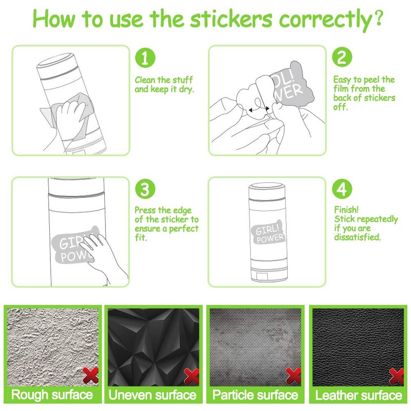 Earth Stickers Environmental Stickers Pack Waterproof Laptop Stickers for Kids
