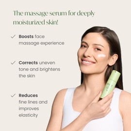 PLANTIFIQUE Plantifique Jojoba Oil & Hyaluronic Acid Korean Serum for Gua Sha Massage with Niacinamide Vitamin C for Glowing Skin - Hydrating Anti-Aging Face Serum, 30 ml/1.01 oz