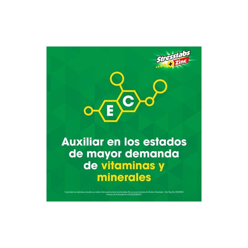 600 Multivitaminico Zinc Vitamina Frasco Tabletas