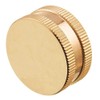 Tuperoymse Garden Hose Female End Cap, Brass Spigot Cap with