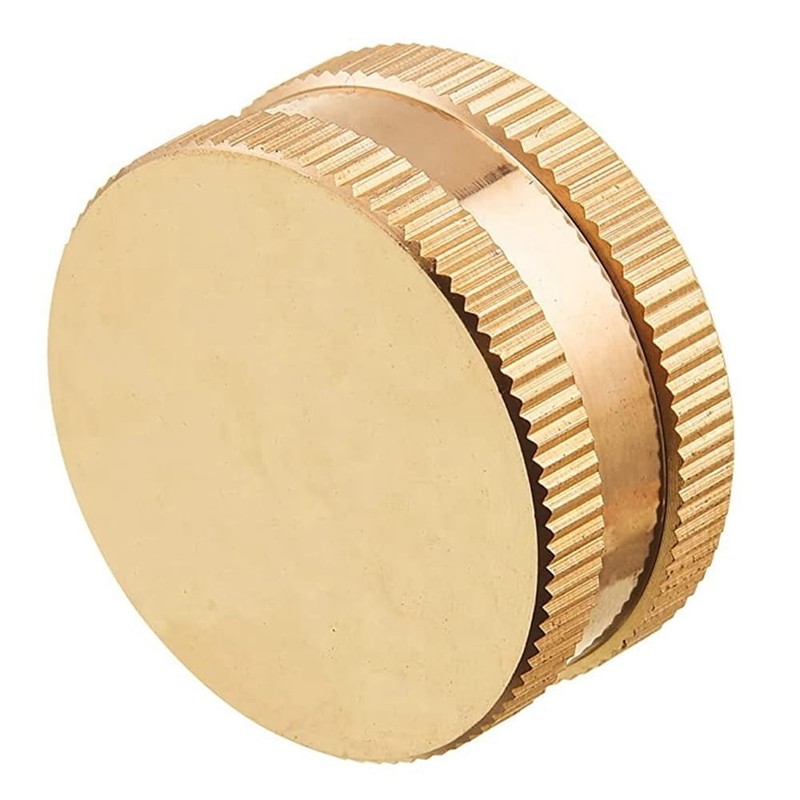 Tuperoymse Garden Hose Female End Cap, Brass Spigot Cap with