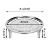Steamer Rack for Cooking,18/8 Stainless Steel Steaming Rack,8.7 Inch Steam