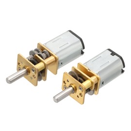 MECCANIXITY DC6V 0.15A 35RPM 10RPM Micro Gear Box Speed Reduction Motor Electric Geared Motors with 2 Terminals