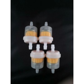 Unbranded 4 x Chinese Fuel Gas Filter ATV Quad Scooter Dirt Bike 50cc -- 125cc    [A10]4