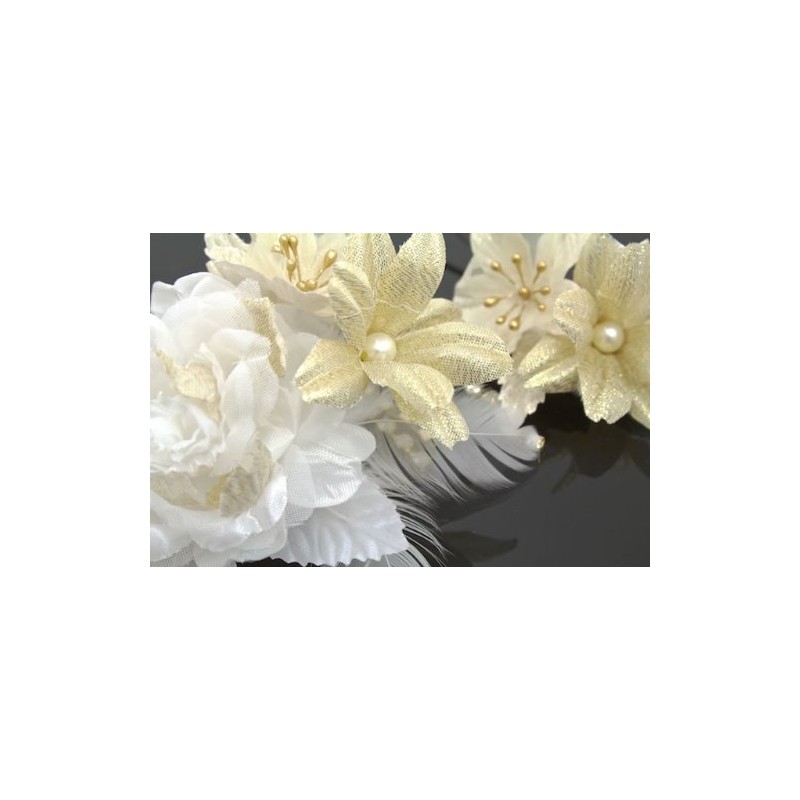 Soubien Hair Ornament, Set of 2, Flower, Rose, Cherry Blossom,