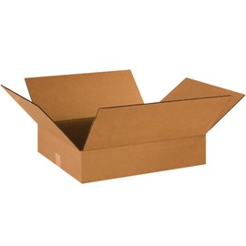 PARTNERS BRAND 18 x 16 x 4 Corrugated Cardboard Boxes, Flat 18"L x 16"W x 4"H, Pack of 25 | Shipping, Packaging, Moving, Storage Box for Home or Business, Strong Wholesale Bulk Boxes
