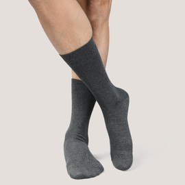 Elina fashion Dress Socks 4 Dark Grey Pack of 4 Size - 14 to 16