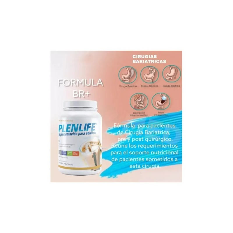 Fórmula Br+ 945gr Polvo Plenlife Sabor Neutro