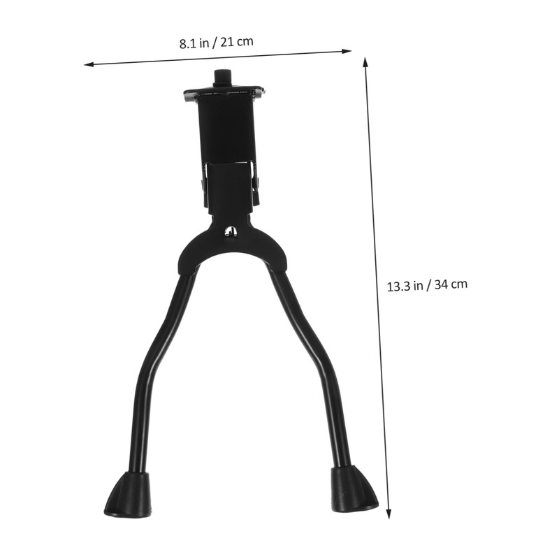 Mikinona 1pc Double Leg Holder Bike Kickstand Sturdy Mountain Bike
