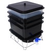 ESPIDOO Worm Farm Composting Bin 4 Tray: 20L Stackable Compost