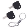 ZTUOAUMA 2X Forklift Keys #166 186304 1430 with Plastic Handle