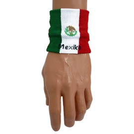 sportfanshop24 Sweatband/wristband/wristband Mexico (Mexico), 1 piece, very good quality