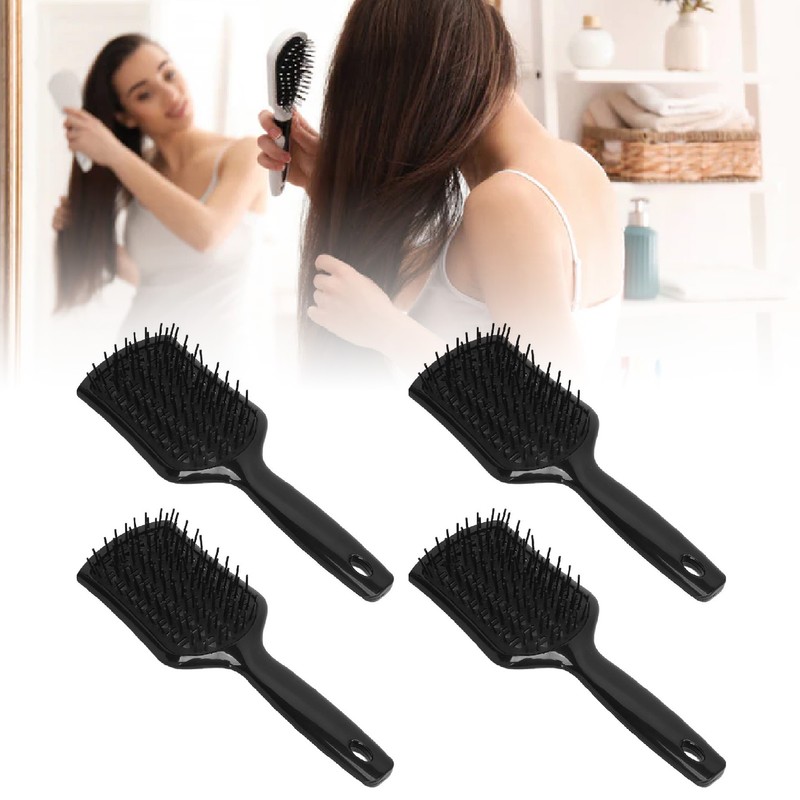 4Pcs Vented Hair Brush Smoothing Paddle Detangling Brush for Blow