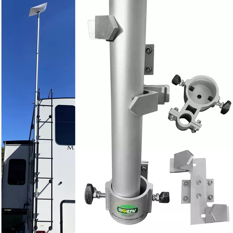 EEZ RV Products RV STARLINK POLE Mounting Bracket Fits 1.0