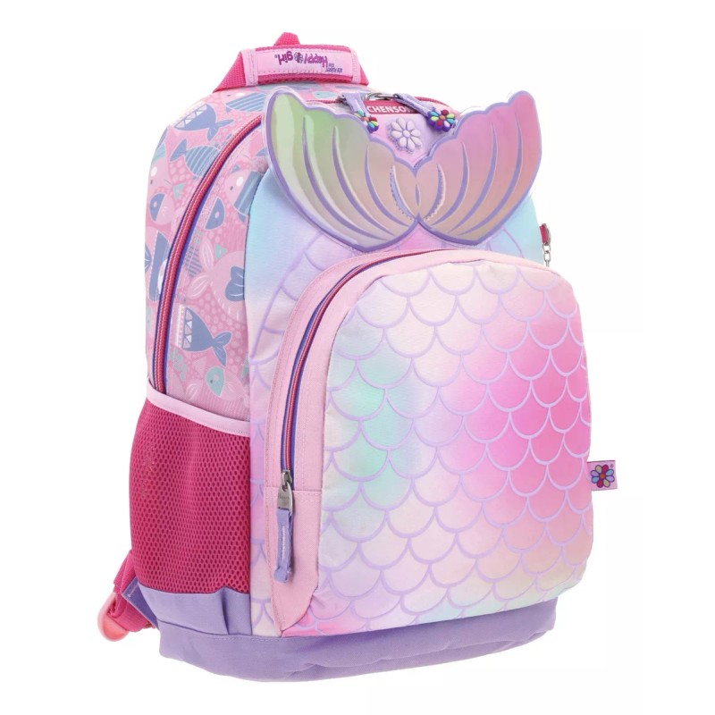 Chenson Mochila Grande Escolar Chenson Primaria Niña Sirena Happy Girl