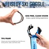 FEISEDY Ski Goggles, OTG Snow Sport Goggles for Adult Youth,