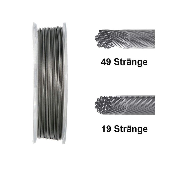 Griffin Stainless Steel Wire, Jewellery Wire, Nylon Coated, Flexible, Bracelets,