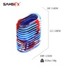 SAMSFX Fishing Reel Handle Grips Knob Covers Multicolor Optional (6PCS,