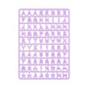 Sanrio 292966 Custom Alphabet Parts, Purple