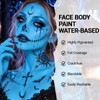 Light Blue Face Body Paint, 2.37oz Large Tube Pale Baby