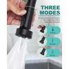 Pull Down Faucet Head Replacement: 3-Function Kitchen Faucet Sprayer Head