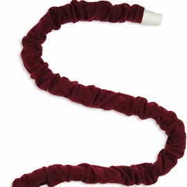 CPAP Hose Covers - Made in The USA - Soft Fleece CPAP Tube Cover with No Zipper and Ties - 9 ft. Long BiPAP & CPAP Insulated Hose Cover for 6 ft. & 8 ft. by Designs by DaVal (Burgundy)