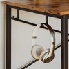IRONCK Computer Desk 47" with Power Outlet and Storage Shelves,