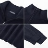 PJ PAUL JONES Men's Troyer Pullover with Zip Work Jumper