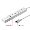 サンワサプライ 電源タップ スタンダードタイプ 3P・7個口 5m TAP-F37-5