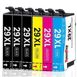 HenceBuy 29 XL Printer Cartridges Compatible with Epson 29XL Multipack Cartridges for Expression Home XP-342 XP-332 XP-345 XP-352 XP-442 XP-445 XP-455 XP-432 XP-245 XP-235 XP-335 XP-435 XP-247 (Pack