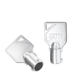 Zfegto GR777 Washer Dryer Machine Key for Greenwald Speed Queen Commercial, Coin Laundry Machine Keys 2 Pcs