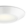 Kichler Horizon LED Downlight in White, 6.4" Flush Mount Interior