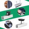 Solar Panel Mount Kit for 2 x Modules, 12 cm