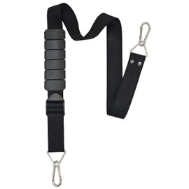 Heavy Duty Shoulder Strap, Supports Weight up to 100 lbs, Adjustable 48" to 74", Multi-Purpose Shoulder Belt with Metal Carabiners for Moving Straps & Replacement for Bags and Luggages