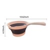 Foldable Water Ladle Long Handle Dipper Spoons with Hanging Kitchen