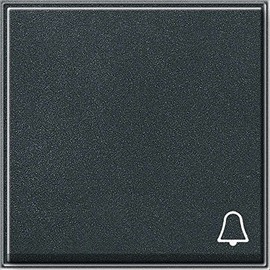 Gira 028667 Wippe Symbol Klingel TX 44 Flush-Mounted/Water-Protected/Charcoal