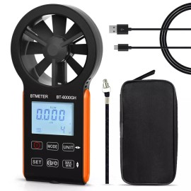 BT미터 풍속계 CFM 풍량계 기류 게이지 측정 풍속 0.3~30m/s HVAC 덕트 공기 환기구의 모니터링 0-9999900 BT Meter Anemometer CFM Air Flow Meter Air Flow Gauge Measure Wind Speed 0.3~30m/s for HVAC Duct Ventilation Monitoring 0-9999900