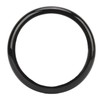 Front Grille Emblem Logo Ring Glossy Black Exterior Badge Decoration