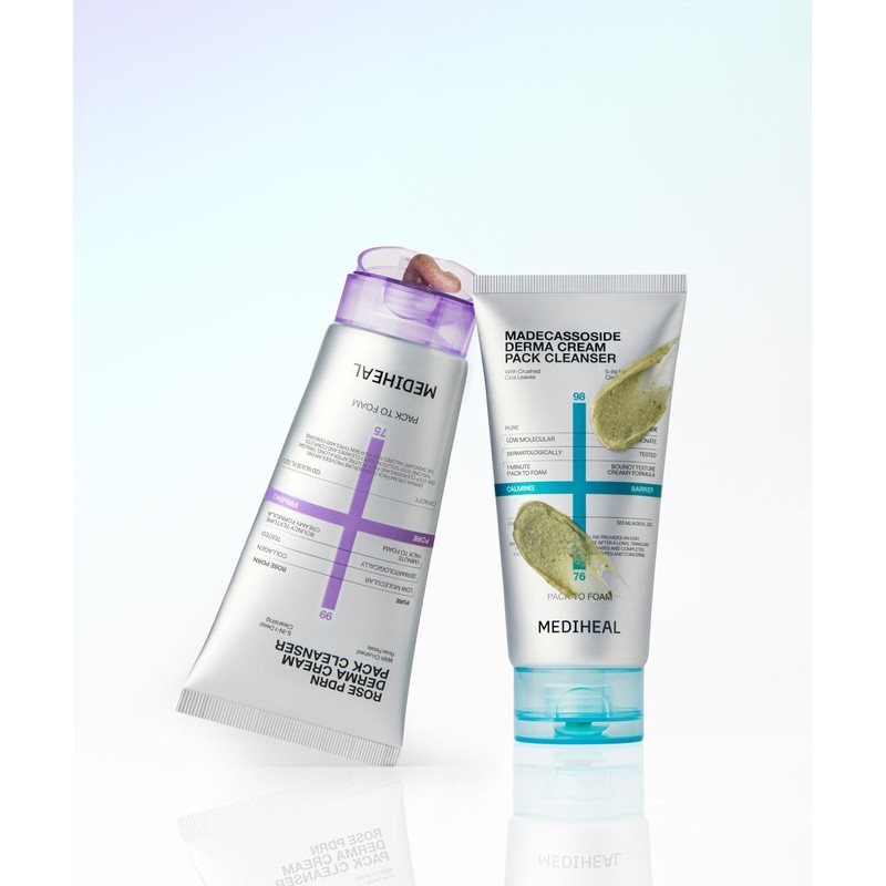 Mediheal Derma Cream Pack Cleanser 120ml_Madecassoside [Soothing Barrier]