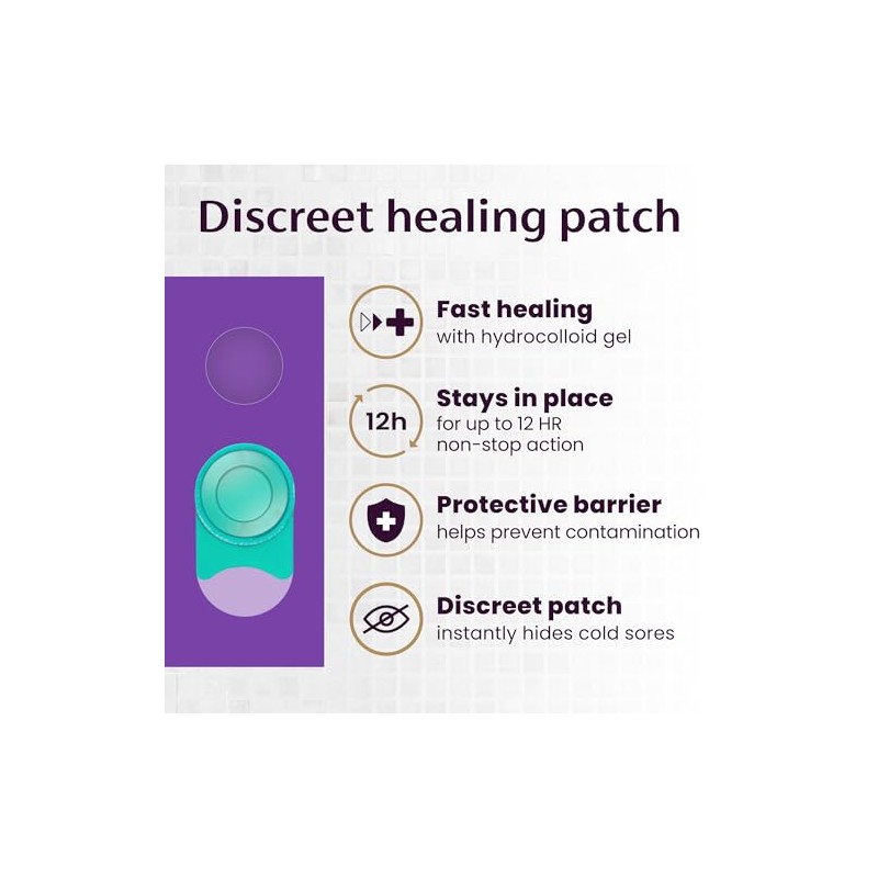 Mederma Parche curativo discreto para dolor labial (15 unidades)